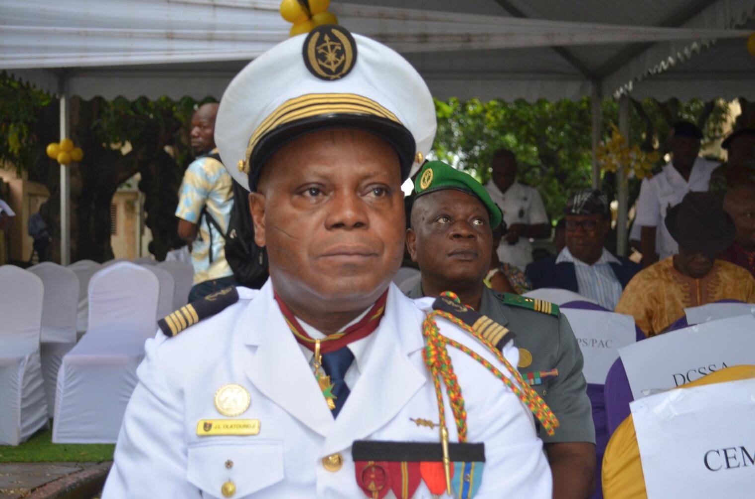 L'ex-chef d'état-major de la Marine nationale Jean Léon Olatoundji