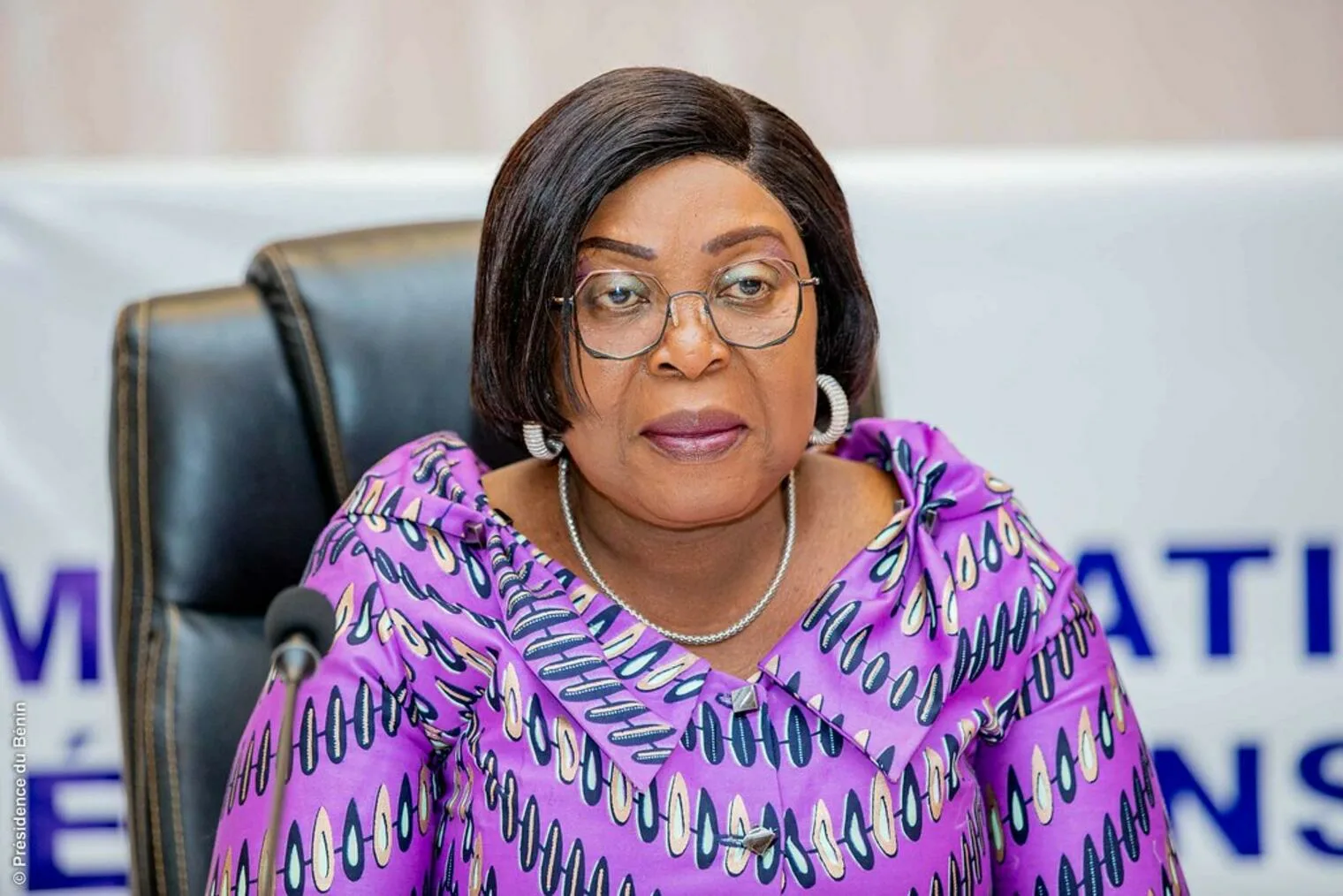 La ministre du Travail et de la fonction publique du Bénin, Adidjatou Mathys