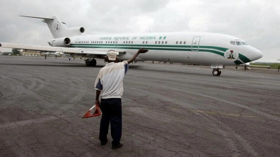 Un avion nigérian. Image d'illustration