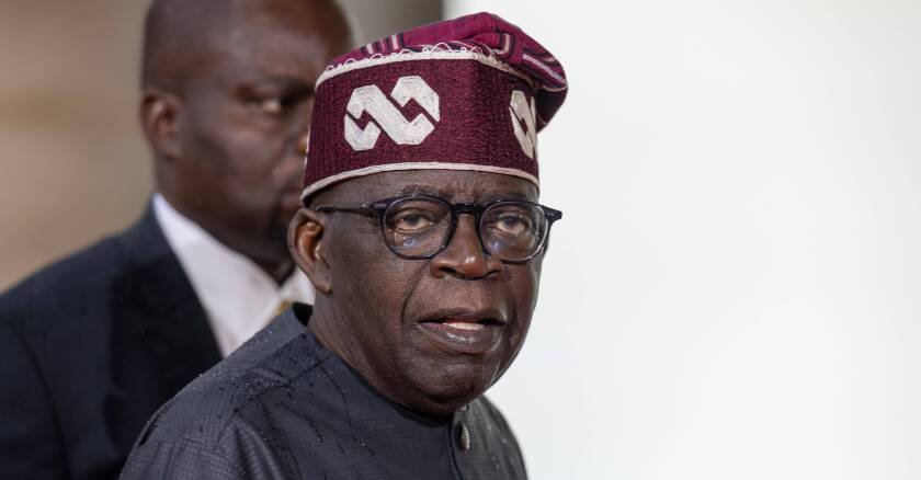 Le président du Nigeria Bola Tinubu