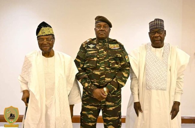 Les anciens présidents béninois Nicéphore Soglo et Boni Yayi reçus le général Abdouramane Tiani