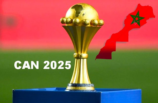 Logo de la CAN 2025 au Maroc