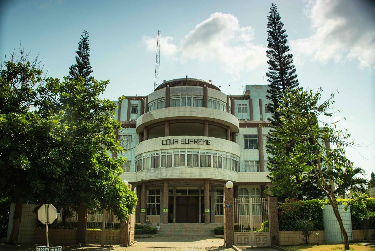 Siège de la Cour suprême du Bénin à Porto-Novo. @Présidence du Bénin