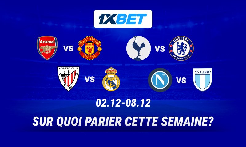 Crème du football européen, choisissez vos favoris pour les matches de la première semaine de décembre !