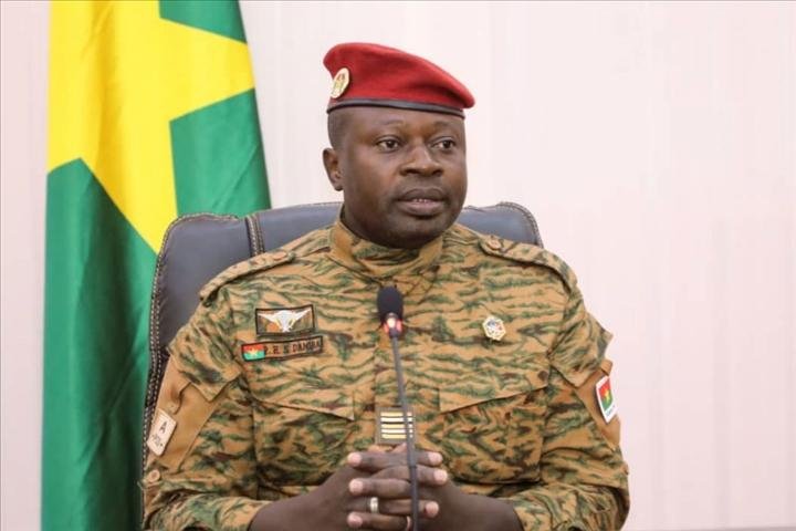 L'ex-président du Burkina Faso, le lieutenant-colonel Paul-Henri Sandaogo Damiba