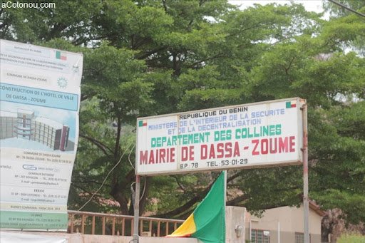 La commune de Dassa-Zoumè dans le département des Collines.