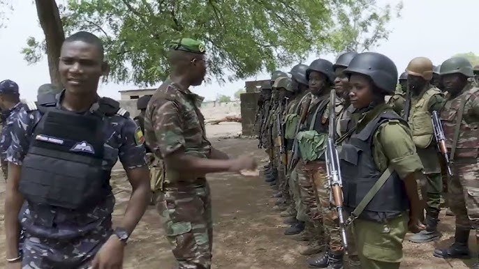 Des militaires béninois de l'opération Mirador.