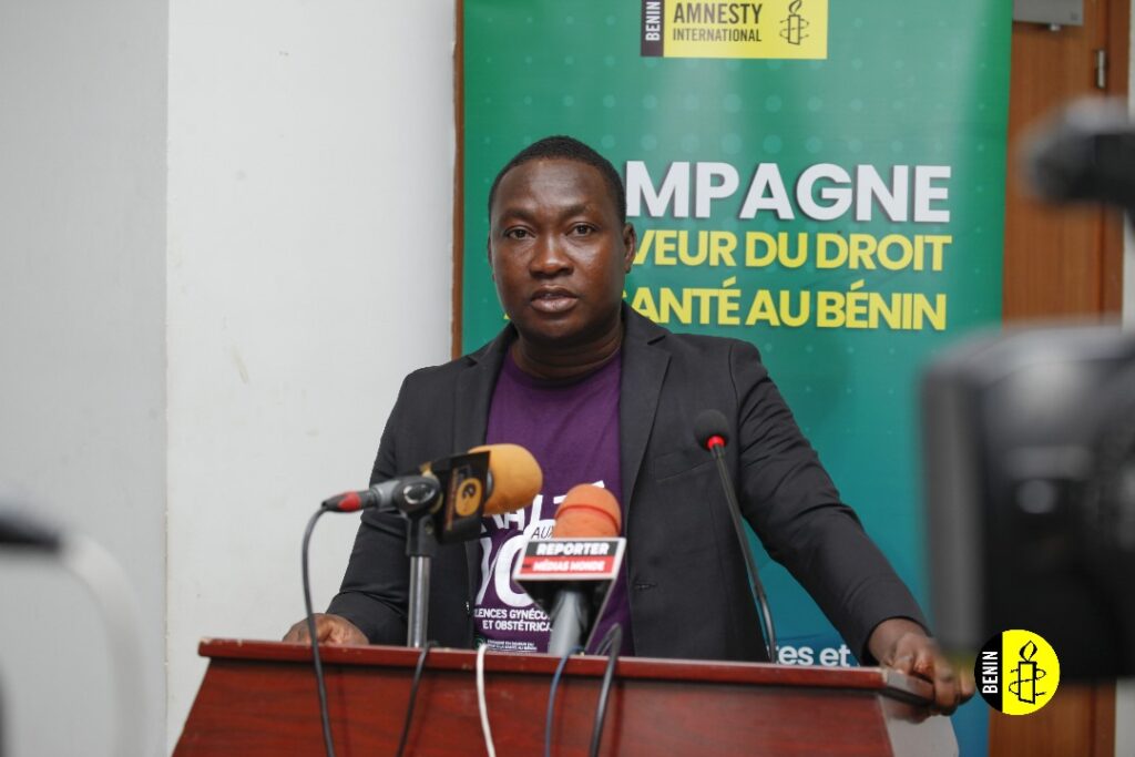 Le Directeur exécutif d'Amnesty International Bénin, Dieudonné Dagbéto