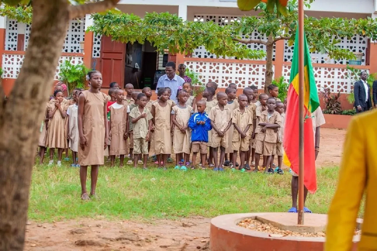 Des élèves du primaire au Bénin