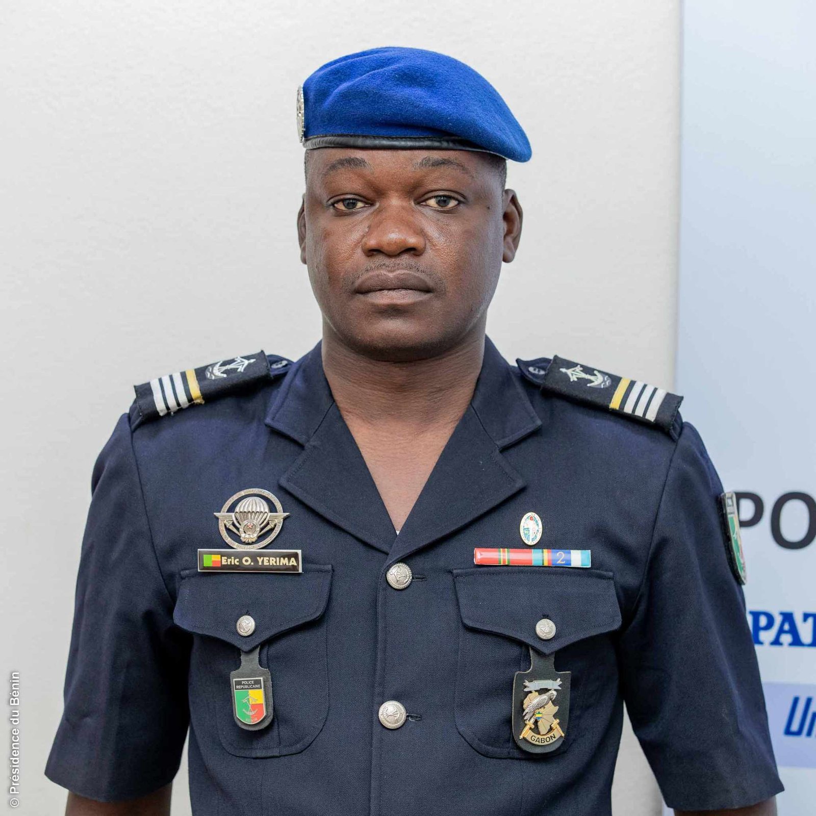 Le porte-parole de la police républicaine, Éric Orou Yerima