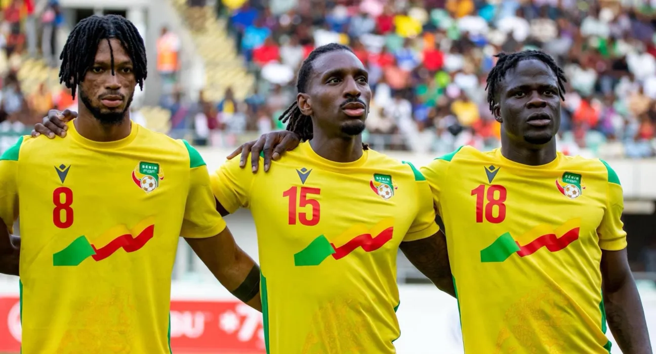 Des joueurs de l'équipe nationale de football du Bénin