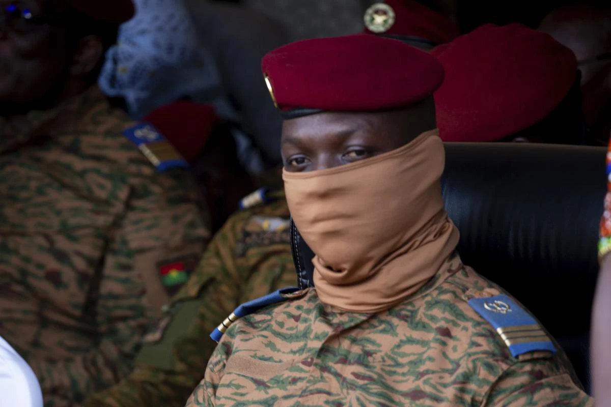 Le capitaine Ibrahim Traoré, président de la transition au Burkina