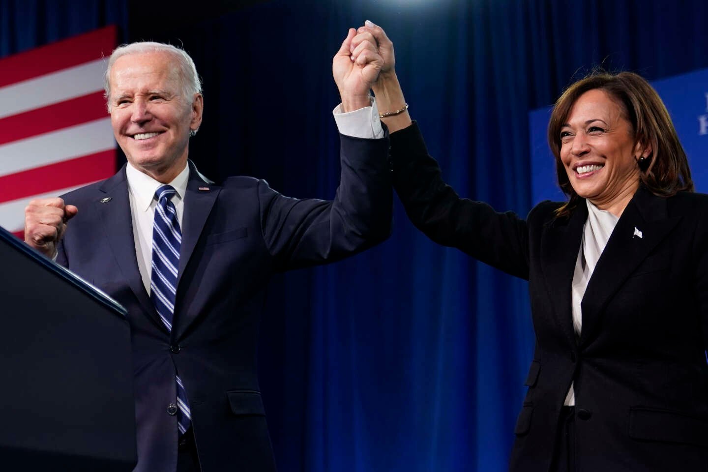 Joe Biden retire sa candidature à la  présidentielle américaine et se rallie à Kamala Harris
