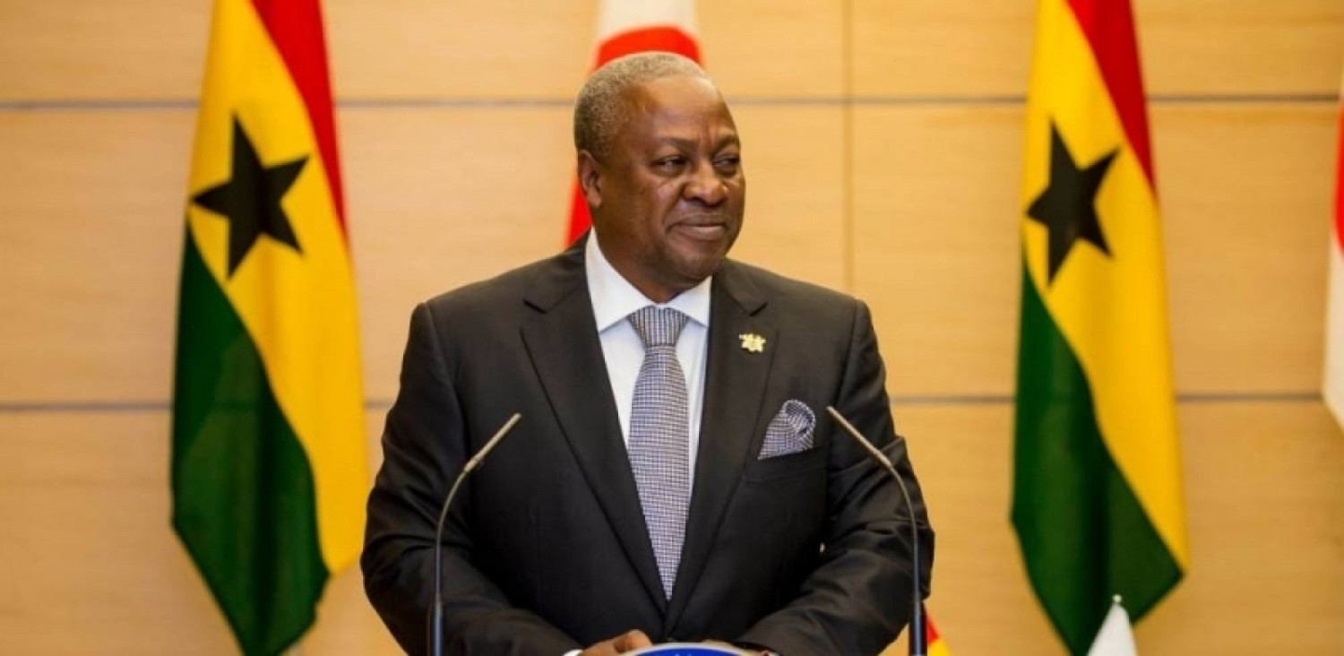 Le président ghanéen John Dramani Mahama