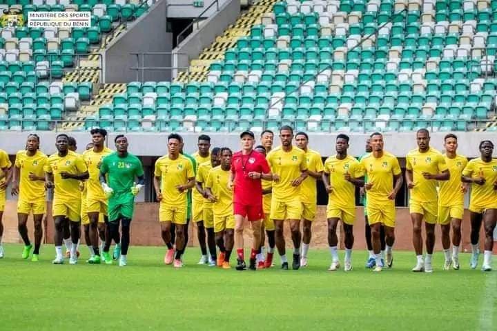 Des joueurs de l'équipe de football du Bénin