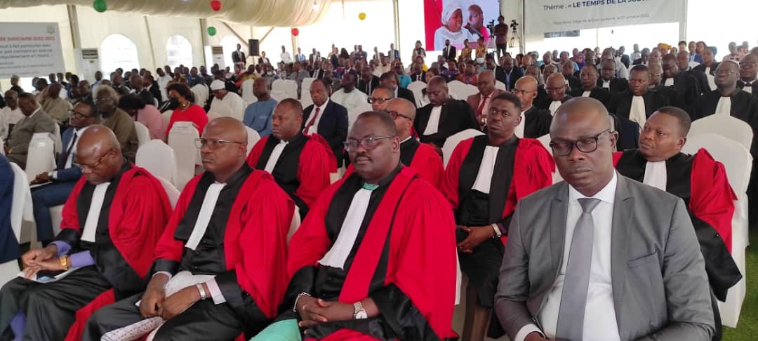 Des magistrats de lors d'un événement de la Cour suprême du Bénin. © Cour suprême du Bénin