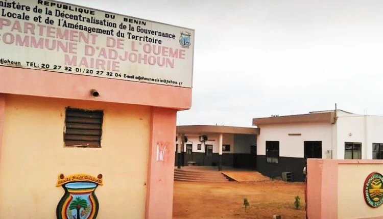 La mairie d'Adjohoun