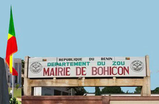 Entrée de la mairie de Bohicon