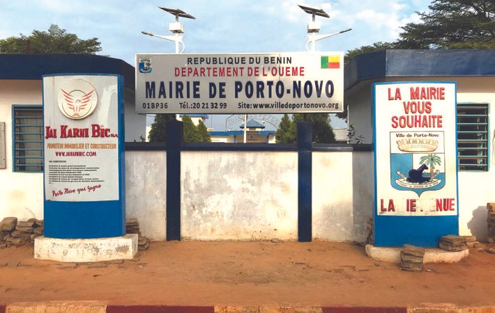 Entrée de la mairie de Porto-Novo