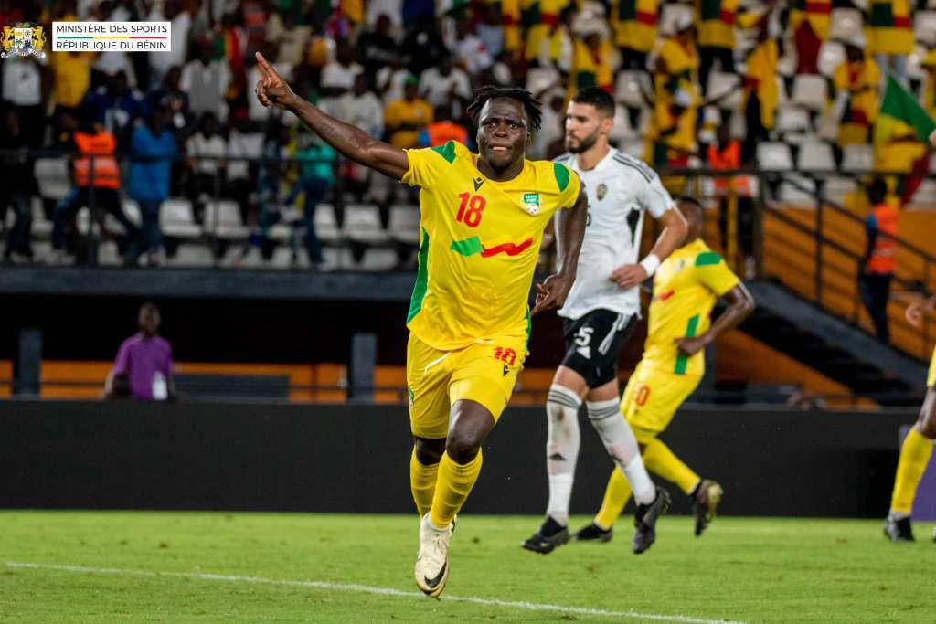 Des joueurs lors du match Bénin contre la Libye en éliminatoire de la CAN Maroc 2025