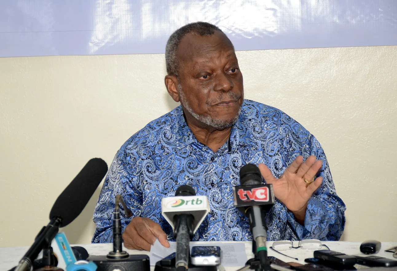 L'ex-président de la Cour constitutionnelle du Bénin, Robert Dossou. © La Nation