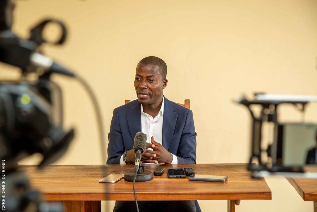 Le porte-parole du gouvernement béninois, Wilfried Léandre Houngbédji. © Présidence du Bénin